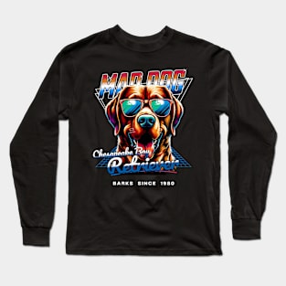 Mad Dog Chesapeake Bay Retriever Dog Long Sleeve T-Shirt